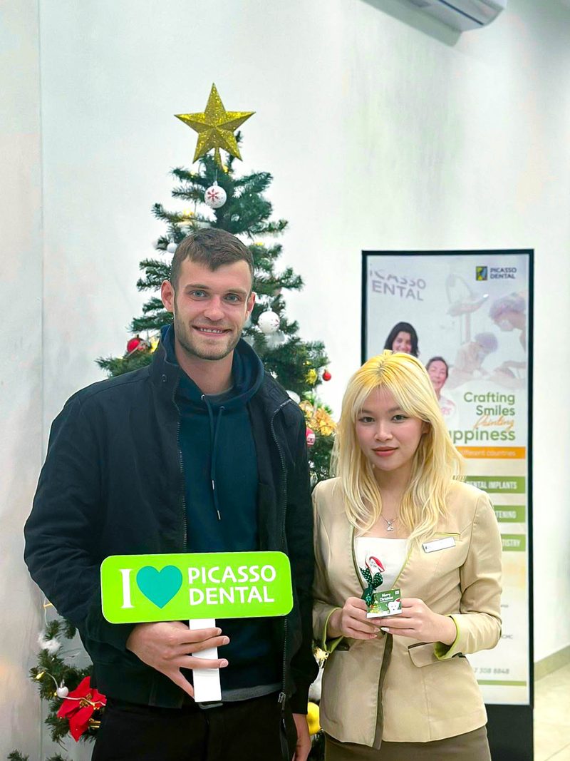 International dental tourism patient at Picasso Dental Clinic Vietnam
